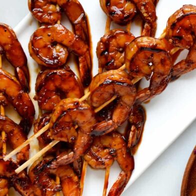 WEDNESDAY: Glazed Honey Garlic Shrimp