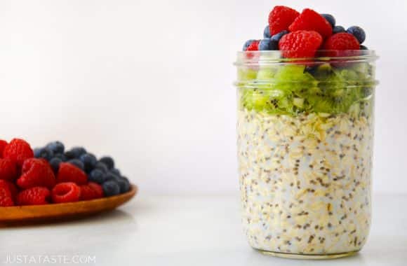 Healthy Overnight Oats with Chia Recipe