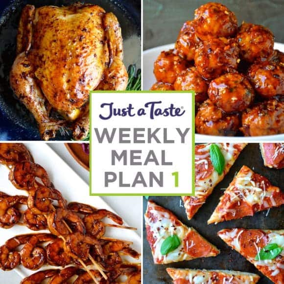 Weekly Meal Plan 1 and Shopping List