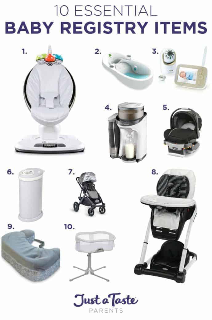 10 Essential Baby Registry Items Just a Taste