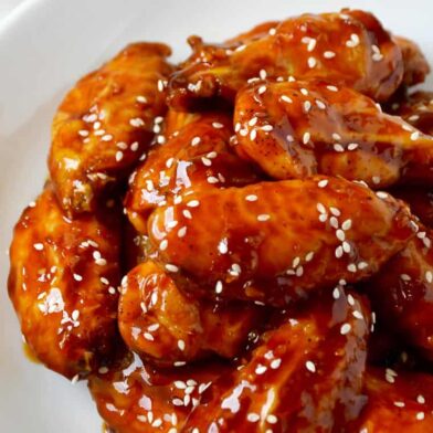 FRIDAY: Crispy Baked Teriyaki Chicken Wings