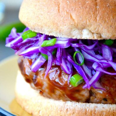 TUESDAY: Asian Barbecue Pork Burgers