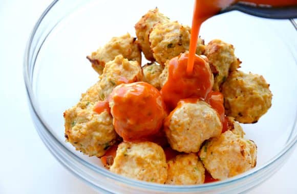 Baked Buffalo Chicken Meatballs Photo