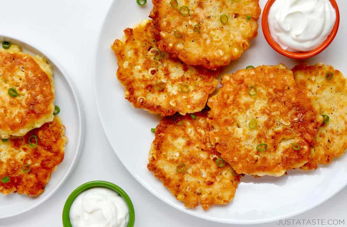 Quick and Easy Corn Fritters Just a Taste