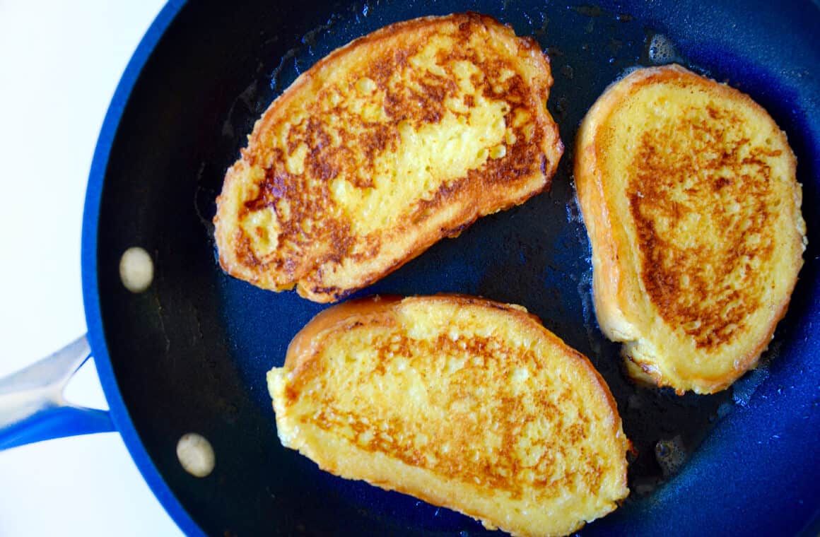 Easy French Toast with Caramelized Bananas Just a Taste