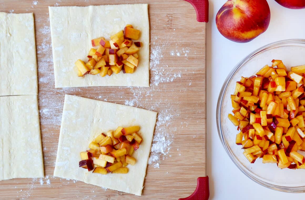 Easy Peach Turnovers Just a Taste
