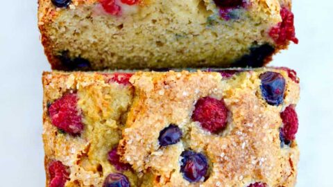 Mixed Berry Banana Bread Recipe