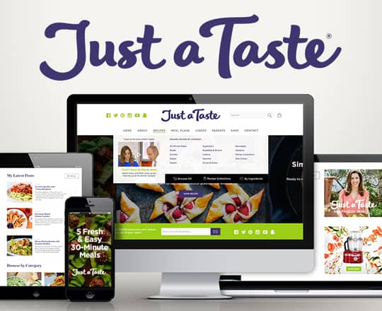 Discover the New Just a Taste!