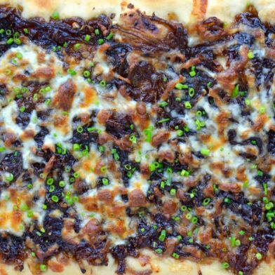 FRIDAY: Caramelized Balsamic Onion and Gruyere Pizza