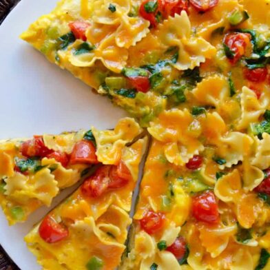 FRIDAY: Leftover Pasta Frittata
