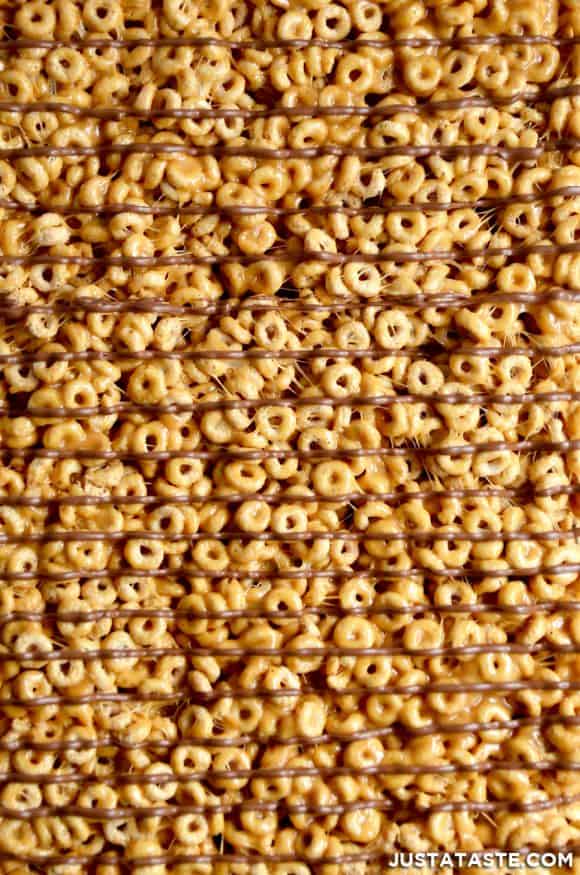 Peanut Butter Cheerios Marshmallow Treats Photo