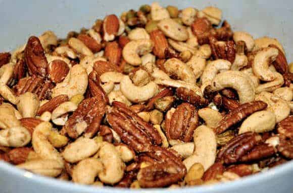 Sweet and Spicy Roasted Nuts