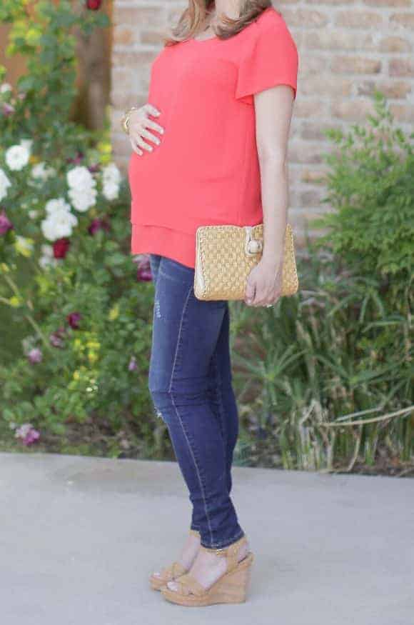 Pink Blush Maternity Jeans