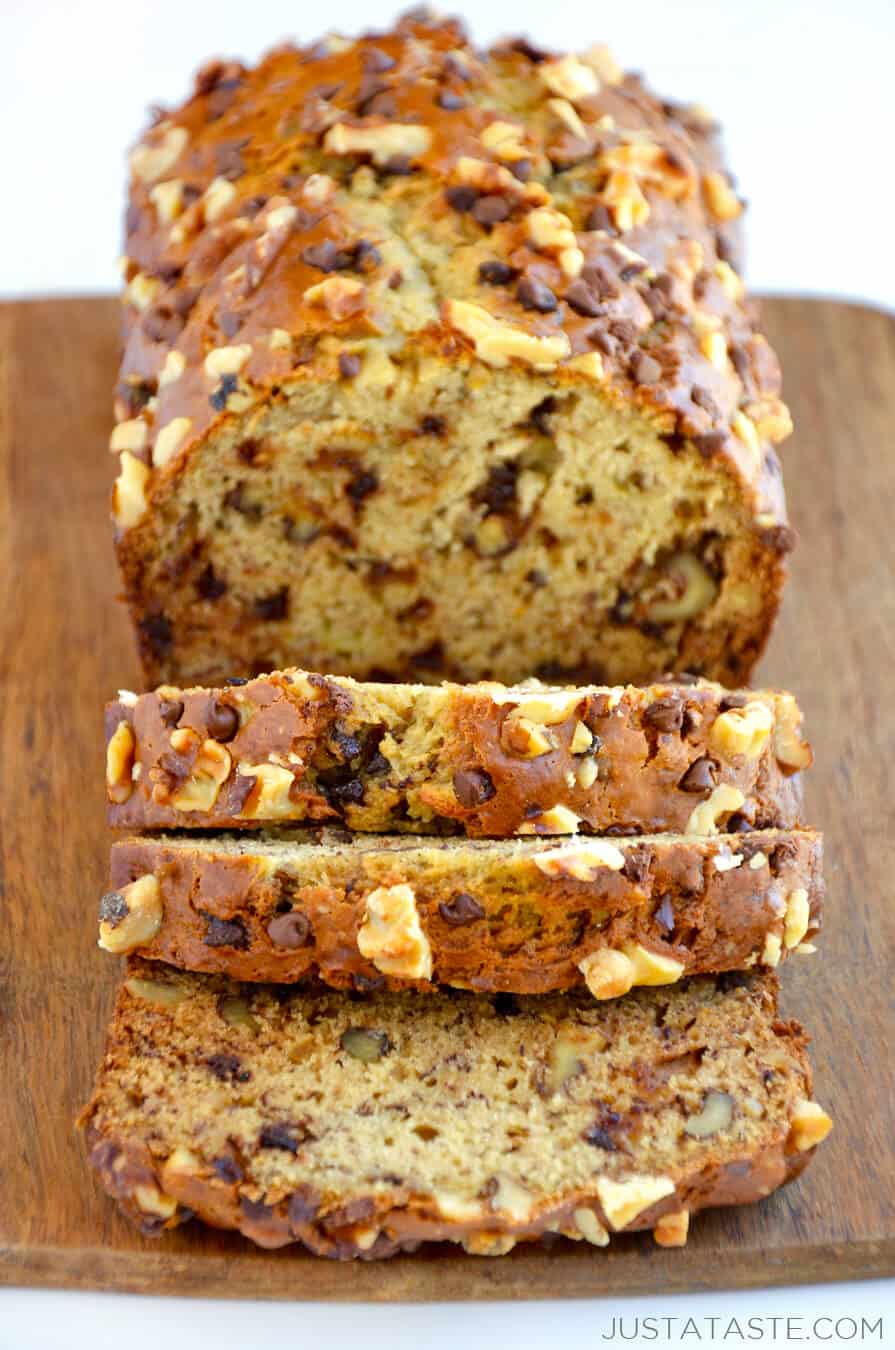 The Ultimate Moist Banana Bread - Just a Taste