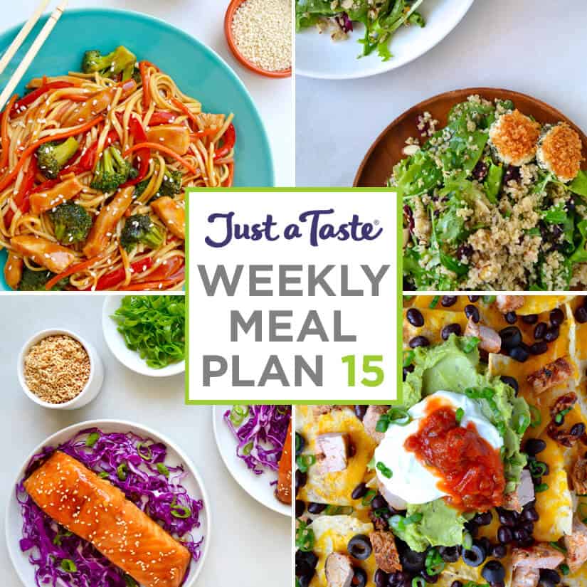 Weekly Meal Plan 15 and Shopping List