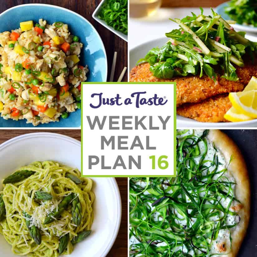 Weekly Meal Plan 16 and Shopping List