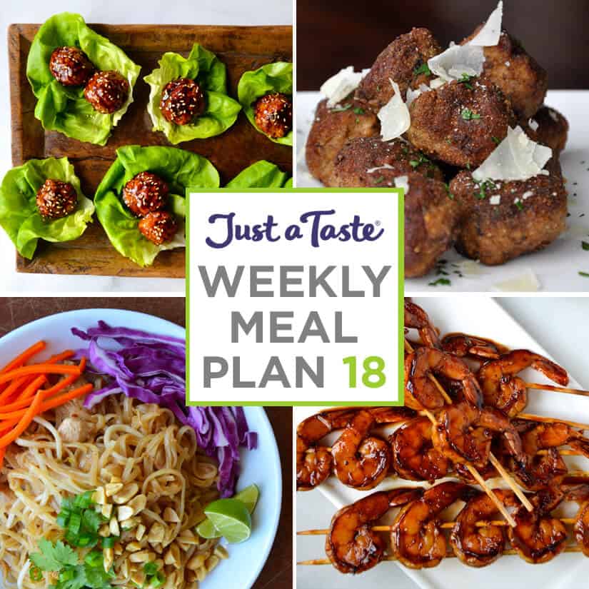 Weekly Meal Plan 18 and Shopping List