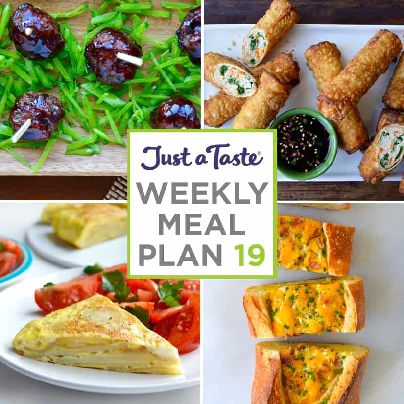 Weekly Meal Plan 19 and Shopping List