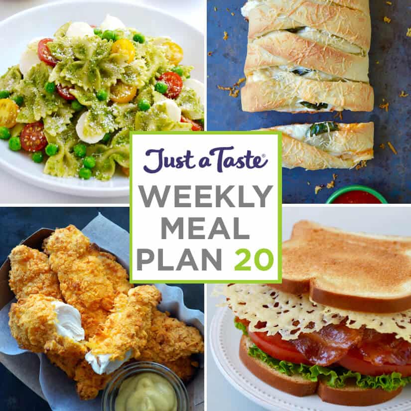 Weekly Meal Plan 20 and Shopping List
