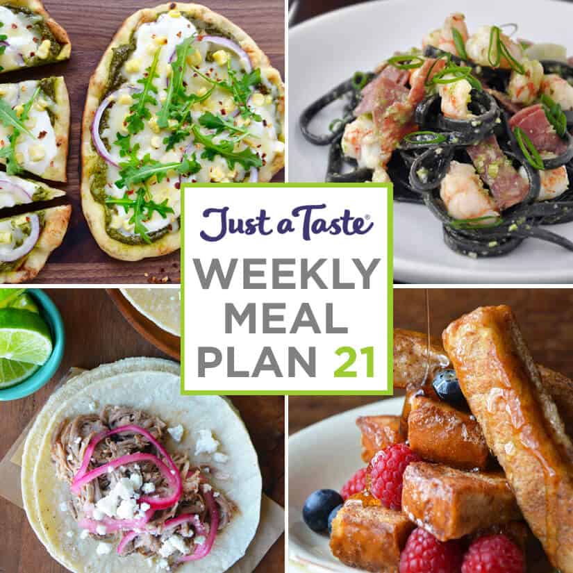 Weekly Meal Plan 21 and Shopping List