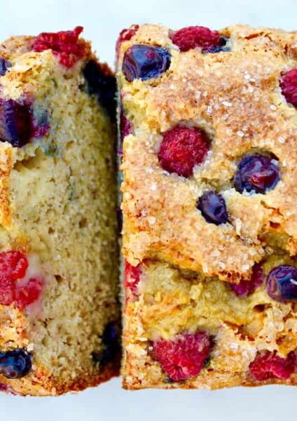 Mixed Berry Banana Bread Recipe