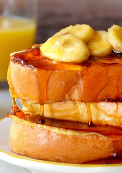 Easy French Toast with Caramelized Bananas Recipe