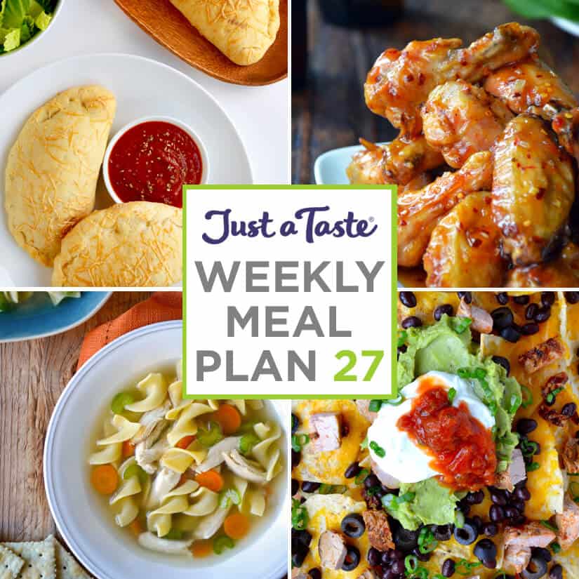 Weekly Meal Plan 27 and Shopping List