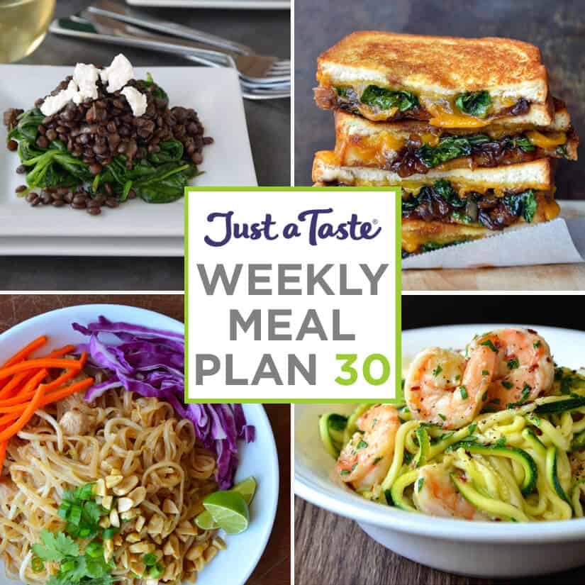 Weekly Meal Plan 30 and Shopping List