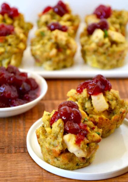 Thanksgiving Leftover Turkey and Stuffing Muffins Recipe