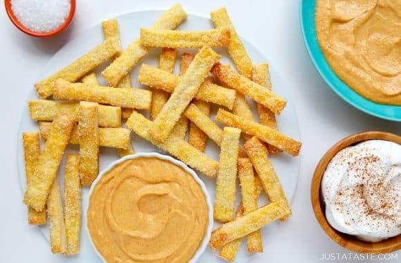 Pumpkin Dip with Pie Fries Recipe