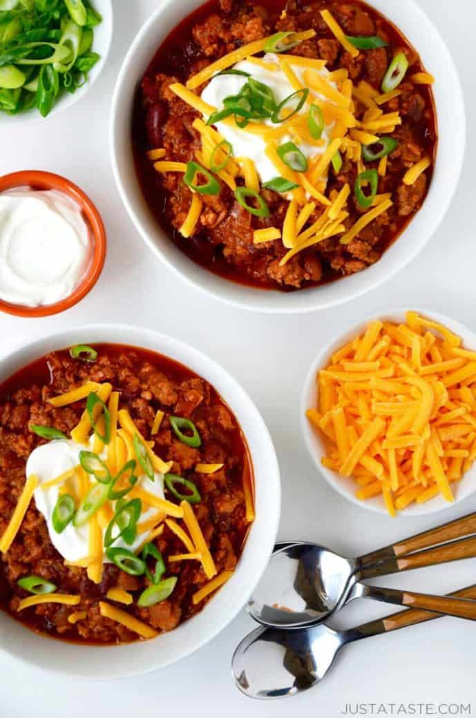 Slow Cooker Chicken Chili Just a Taste