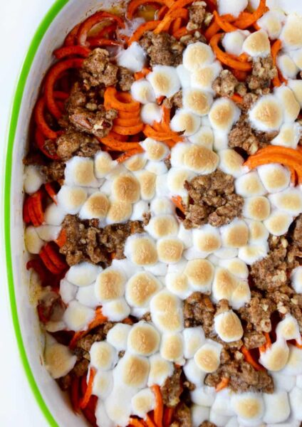 Spiralized Sweet Potato Noodle Casserole Recipe