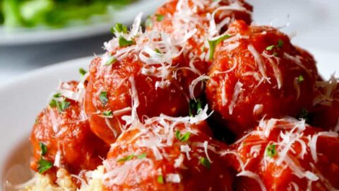 Baked Turkey Meatballs with Quinoa Recipe