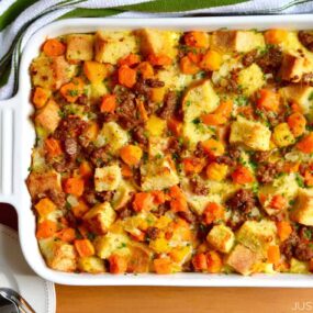 Make-Ahead Breakfast Casserole with Sausage Recipe