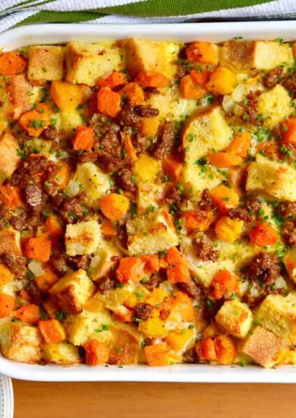 Make-Ahead Breakfast Casserole with Sausage Recipe