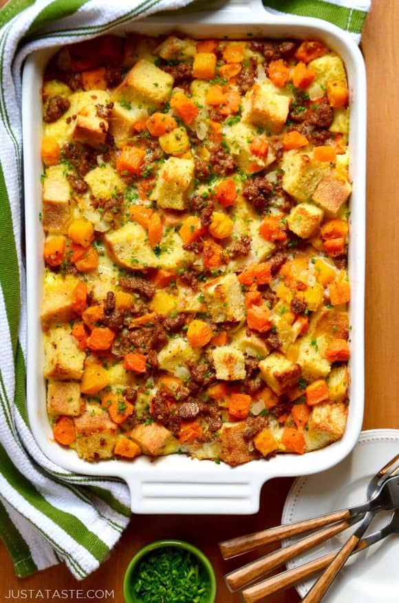 Make-Ahead Breakfast Casserole with Sausage Recipe