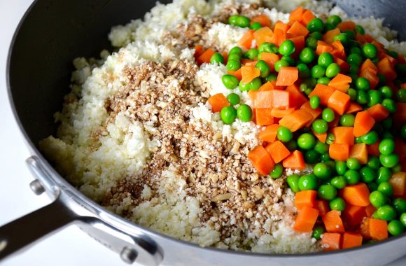 Cauliflower Fried "Rice" with Pineapple Recipe