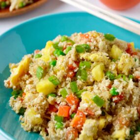 Cauliflower Fried "Rice" with Pineapple Recipe