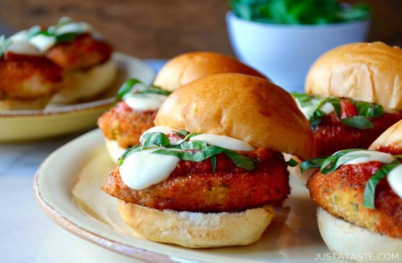 Easy Chicken Parmesan Sliders Recipe