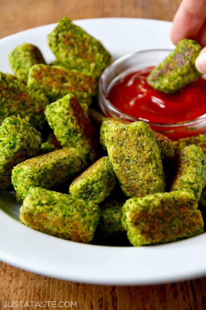 Easy Baked Broccoli Tots Just a Taste