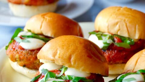 Just a Taste Easy Chicken Parmesan Sliders Just a Taste Easy Chicken Parmesan Sliders