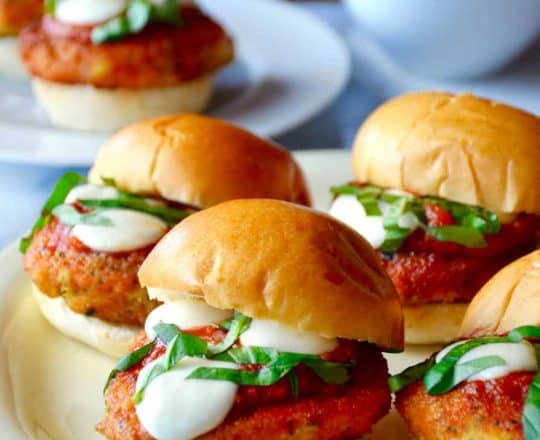Easy Chicken Parmesan Sliders