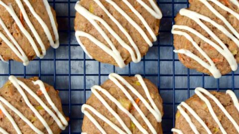 Carrot Cake Cookies with Cream Cheese Icing Recipe