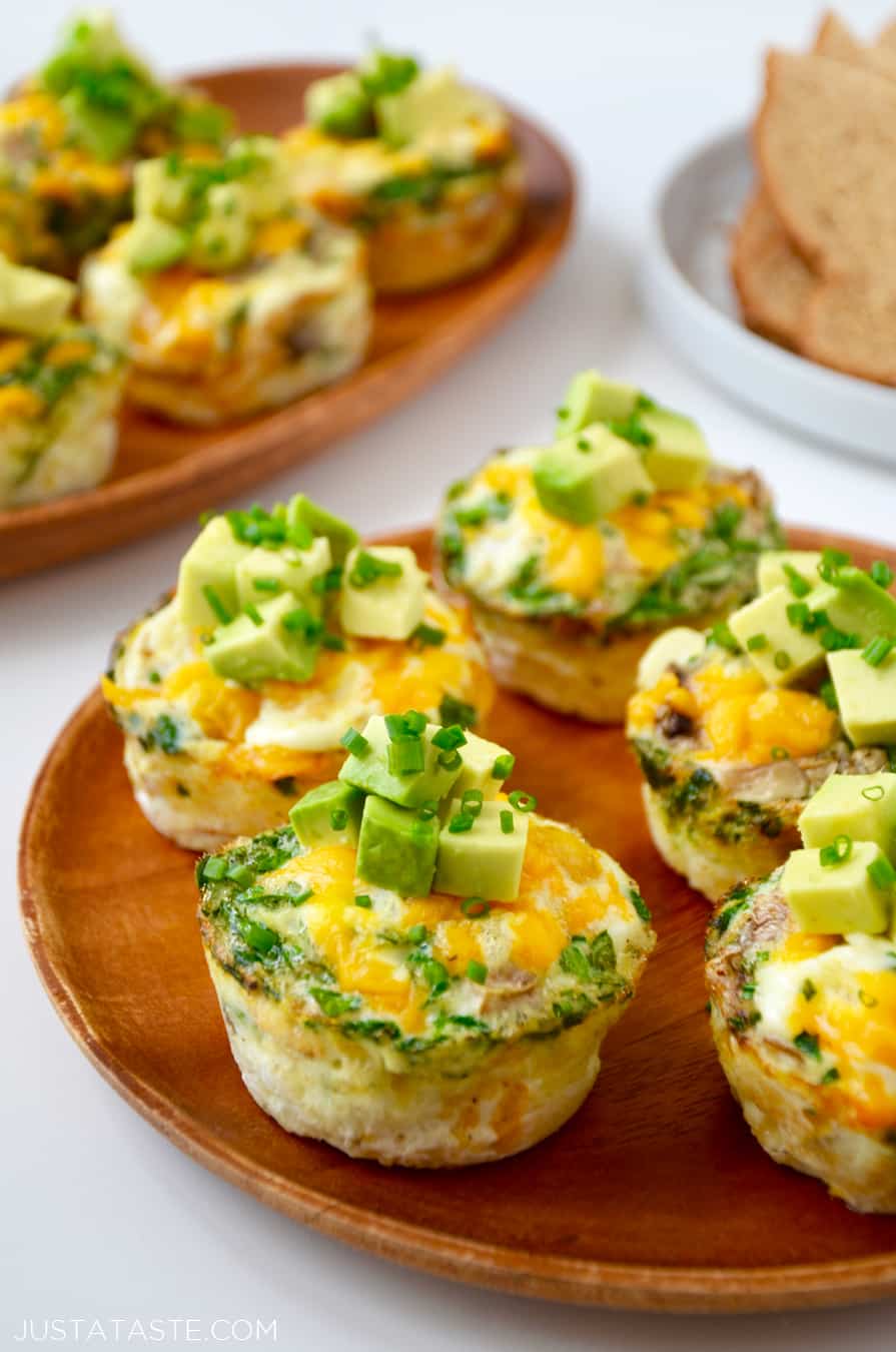 Healthy Breakfast Egg Muffins - Just a Taste