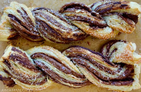 Chocolate Puff Pastry Twists