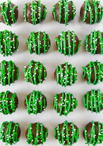 Thin Mint Cookie Truffles Recipe