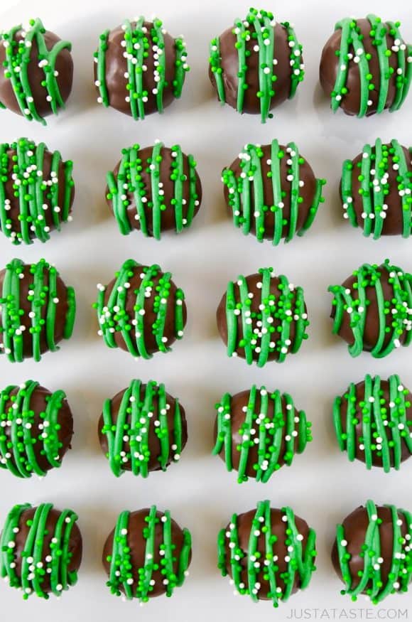 Thin Mint Cookie Truffles Recipe