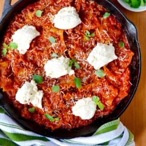 Easy Skillet Lasagna Recipe