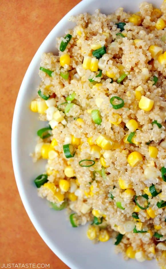 Quinoa with Corn and Scallions