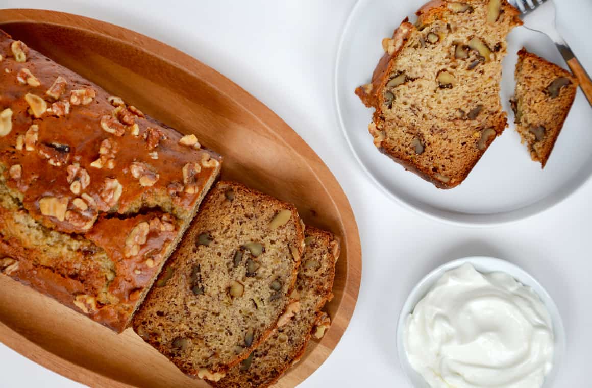 Greek Yogurt Banana Bread | Just a Taste